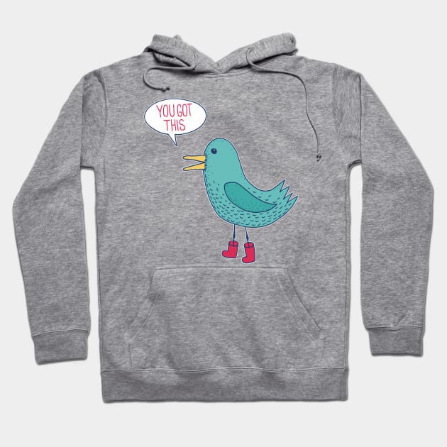 Emotional Support Duck Hoodie by Matt Andrews